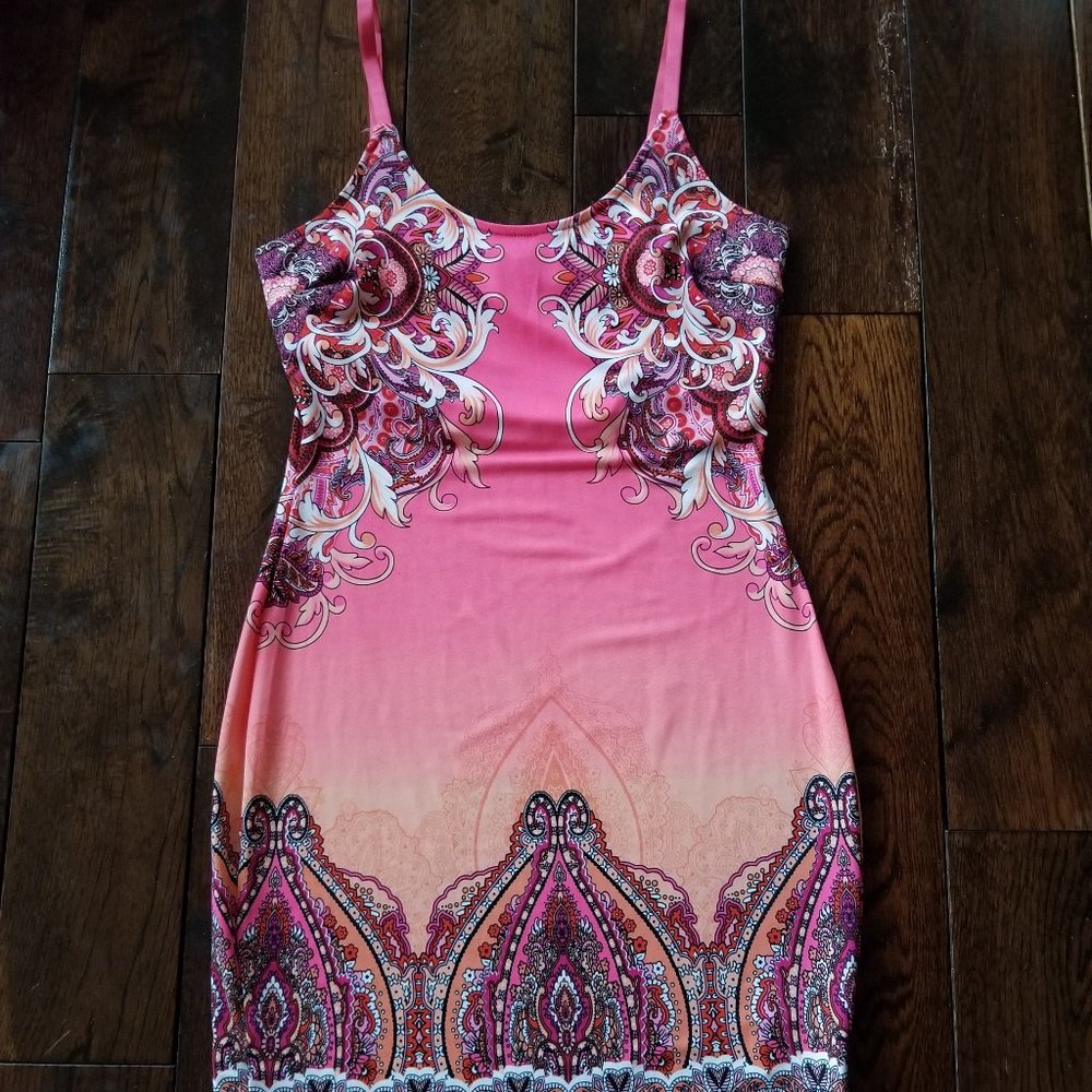 VENUS Bohemian Print Dress